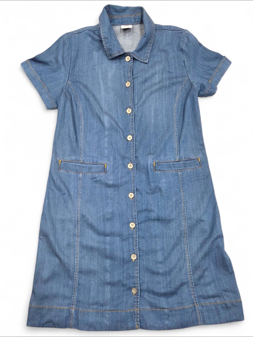 cabi Piece of Cake Dress | Soft Stretch Denim | Style 6580 | Size Small EUC